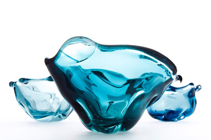 Oyster Bowls: Emerald Green