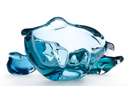 Oyster Bowls: Light Blue