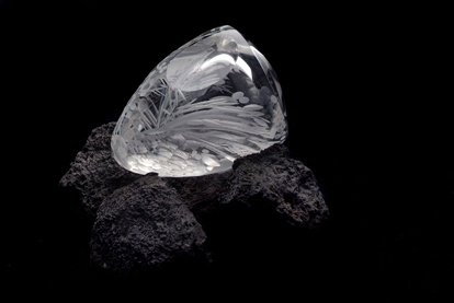 Ice Drop: Glass Sculpture 2006